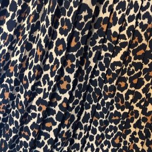 Pleated midi skirt in print